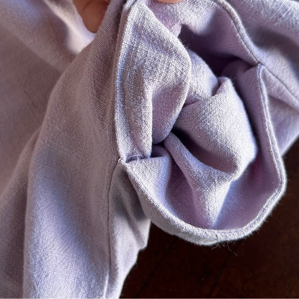 Promesa Light Purple Tie-Front Romper - Picture 8 of 9